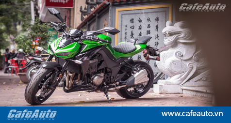 Cận cảnh Kawasaki Z1000 2015 giá 500 triệu đồng tại Hà Nội - CafeAuto.Vn