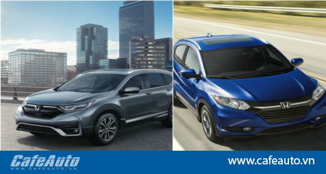 So sánh Honda HR-V và Honda CR-V 2020: Đắt hơn 200 triệu có đáng để nâng cấp? - CafeAuto.Vn
