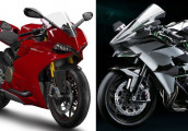 Chọn Kawasaki Ninja H2 hay Ducati 1199 Panigale với giá 25.000 USD