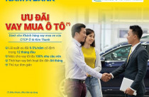 Nam Á Bank ưu đãi vay mua ô tô