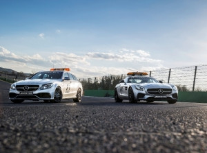 Bộ đôi xe an toàn Mercedes-AMG GT và C63 phục vụ F1