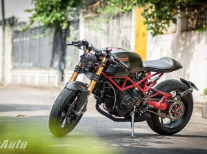 Cận cảnh Ducati Monster độ Cafe Racer độc nhất tại Việt Nam